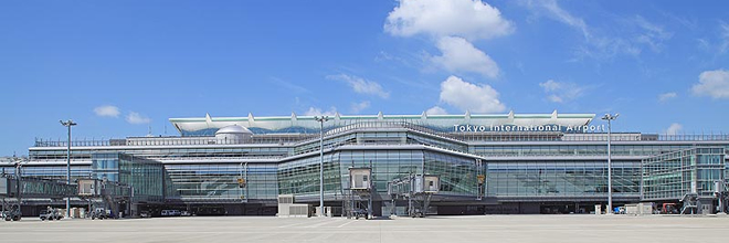 羽田空港国際線旅客ターミナルビルの写真